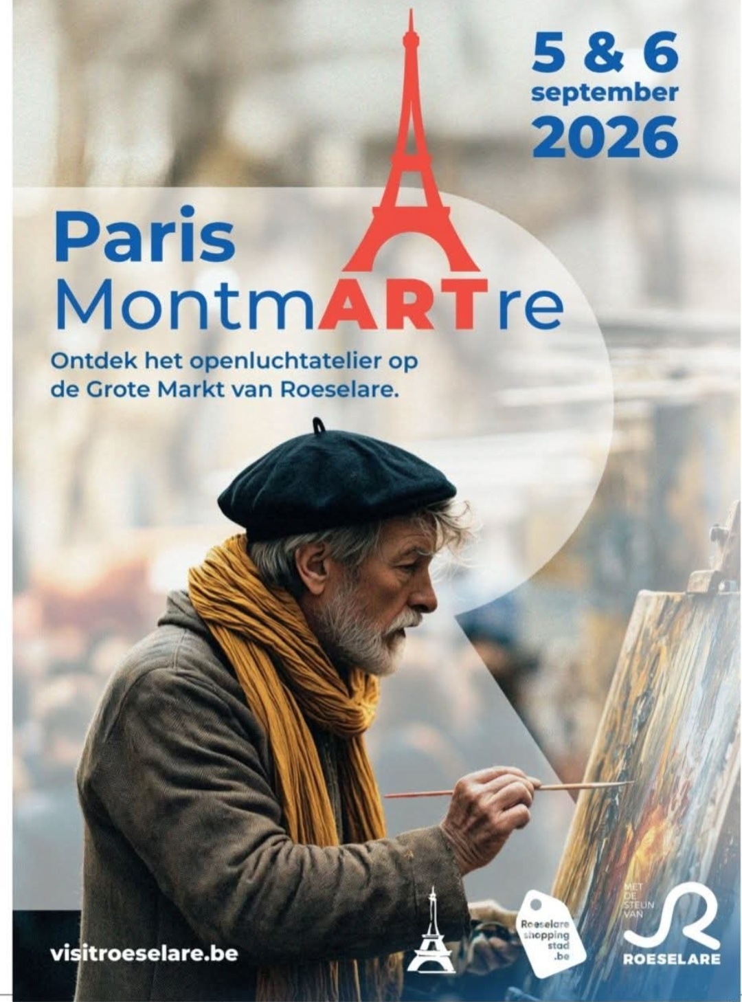 Paris MontmARTre, Roeselare poster