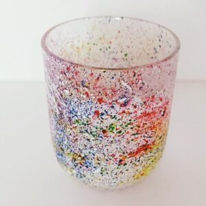 Splashes of colours – Candle holder