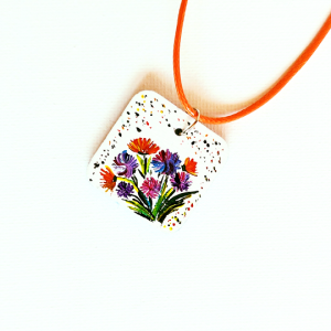 Chrysanthemums necklace