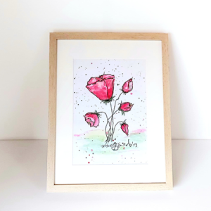 Poppies – Watercolour painting