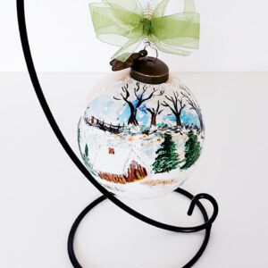 Glass Bauble – Home For Christmas